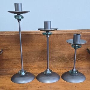 Post-modern Design Graduated Size Taper Candle Holders